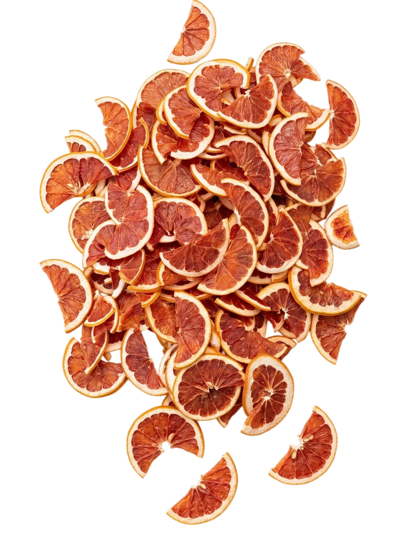 Dried grapefruit slices